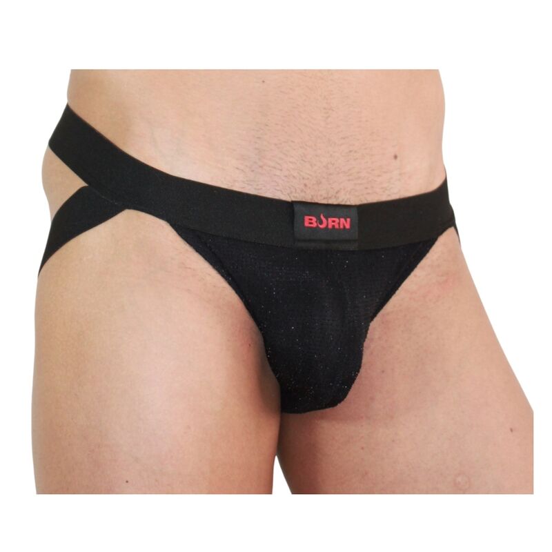 BURN - 003 JOCK GLÄNZEND SCHWARZ S - XL