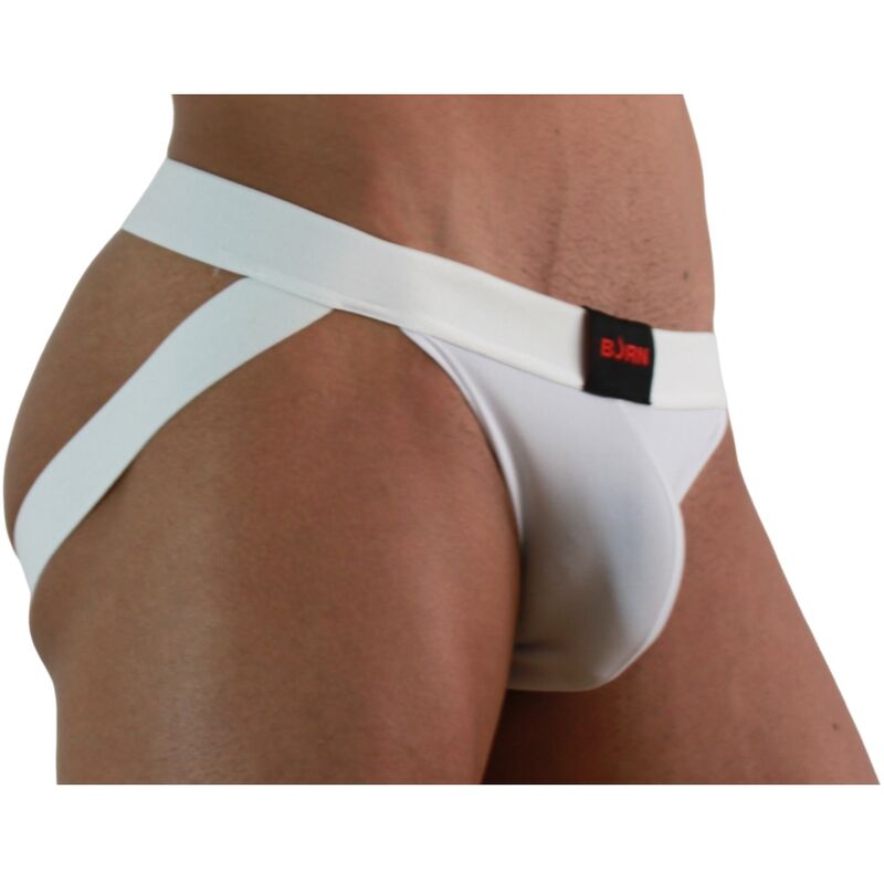 BURN - 007 JOCK LYCRA WEISS S - XL