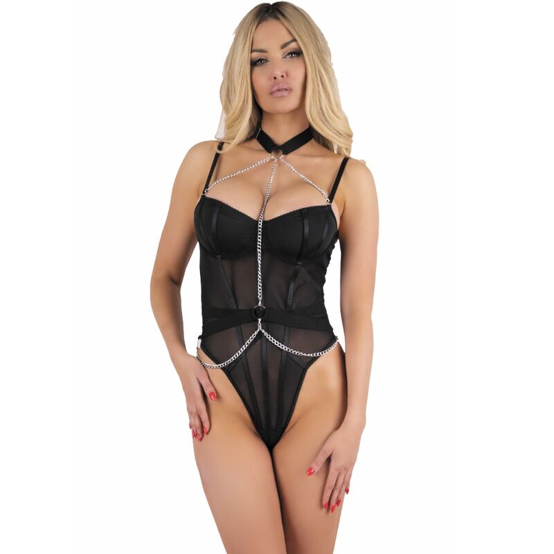 LIVCO CORSETTI FASHION - MELISENDA CF 1709 BODY SCHWARZ S - XL