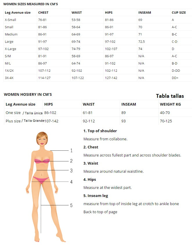 LEG AVENUE - LANGÄRMLIGER TANGA-BODYSUIT, EINHEITSGRÖSSE, WEISS o. SCHWARZ