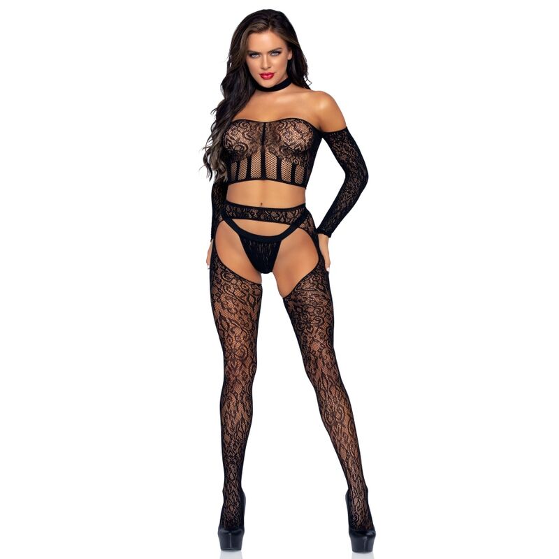 LEG AVENUE - THREE-PIECE SET IN ONE SIZE