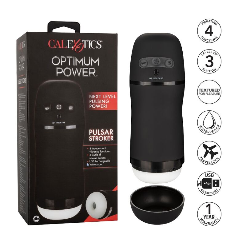 CALEXOTICS - OPTIMUM POWER STROKER VIBRATIONS AND SAUGFUNKTIONEN