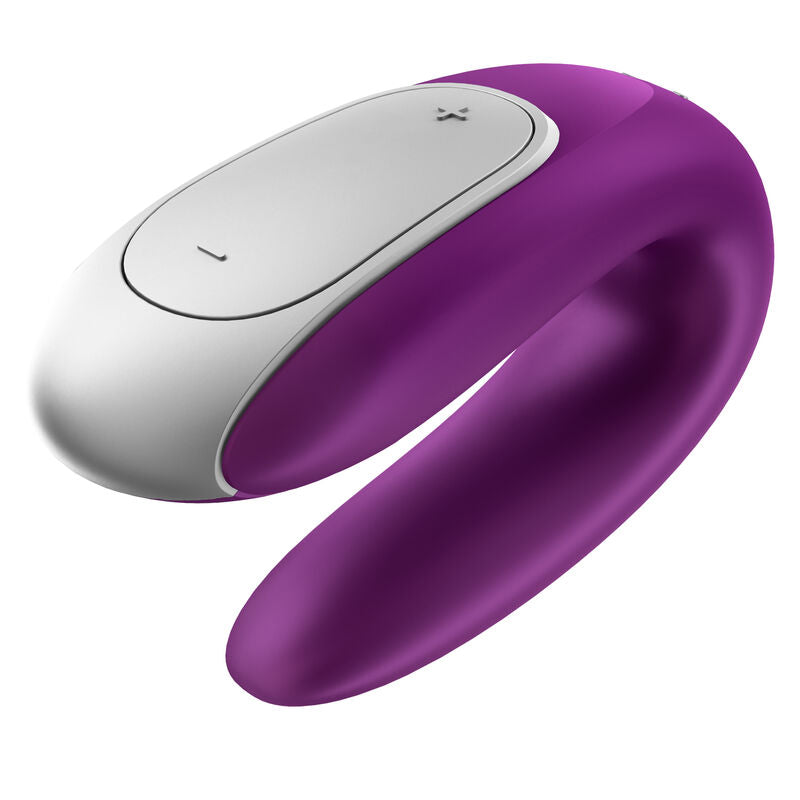 SATISFYER - DOUBLE FUN PARTNER VIBRATOR LILAC