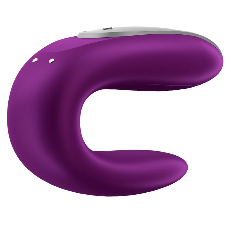 SATISFYER - DOUBLE FUN PARTNER VIBRATOR LILAC