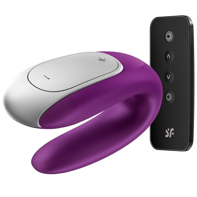 SATISFYER - DOUBLE FUN PARTNER VIBRATOR LILAC