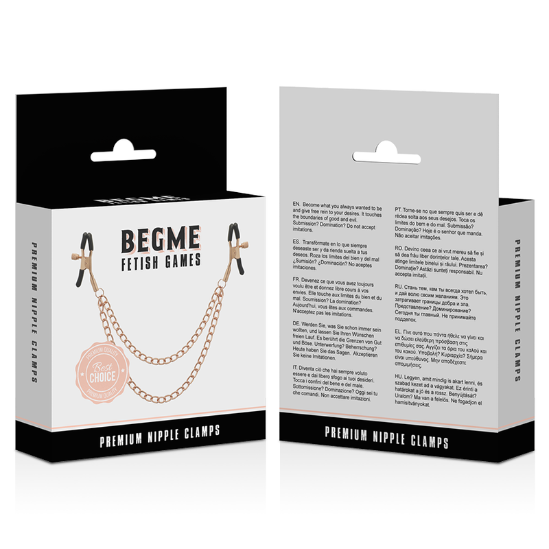 BEGME - BLACK EDITION PREMIUM NIPPLE CLAMPS OF THE BLACK EDITION
