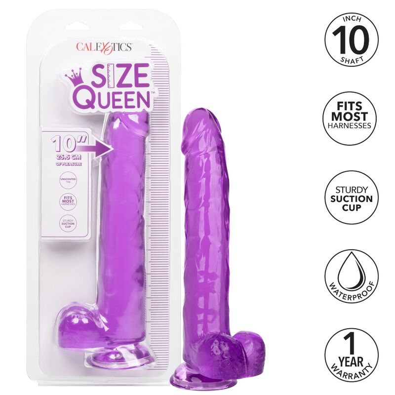 CALEXOTICS - GRÖSSE KÖNIGIN-LILAC DILDO 25.5 CM