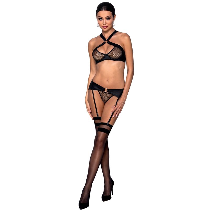 PASSION - AMANDA ÖKOLOGISCHES LEDER-SET S/M - L/XL