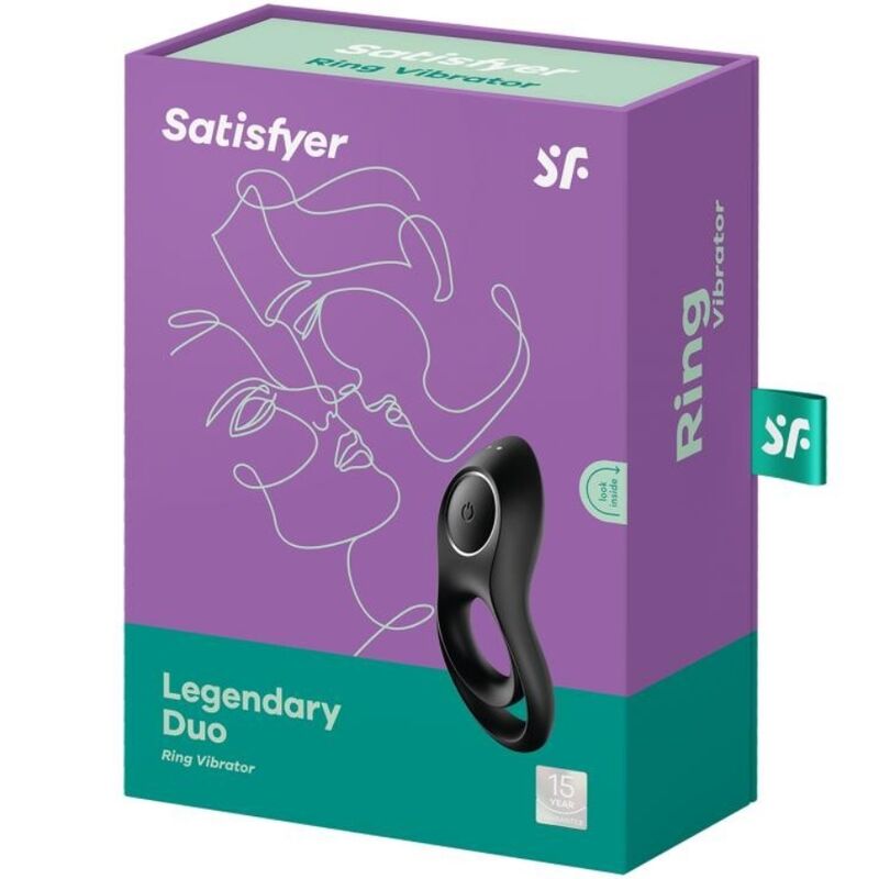 SATISFYER - LEGENDER DUORING VIBRATOR SCHWARZ