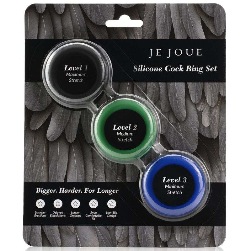 JE JOUE - SILICONE SET SILICONE CENIS RINGS