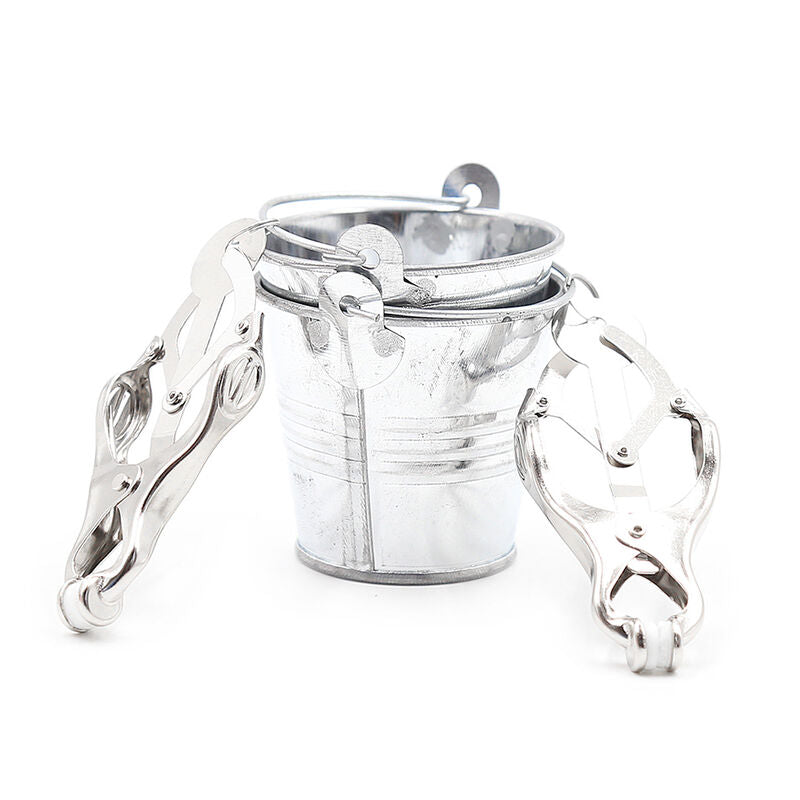 OHMAMA FETISH NIPPLE CLAMPS WITH BUCKET