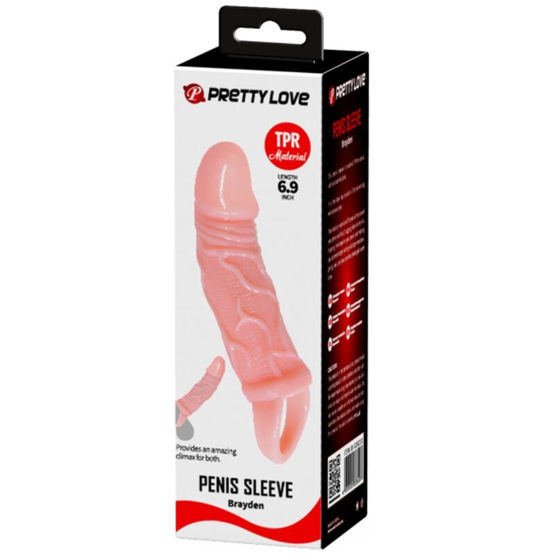 DANCE - PENISVERLNGERUNGSHÜLLE MIT GURT FÜR HODEN 13.5 CM