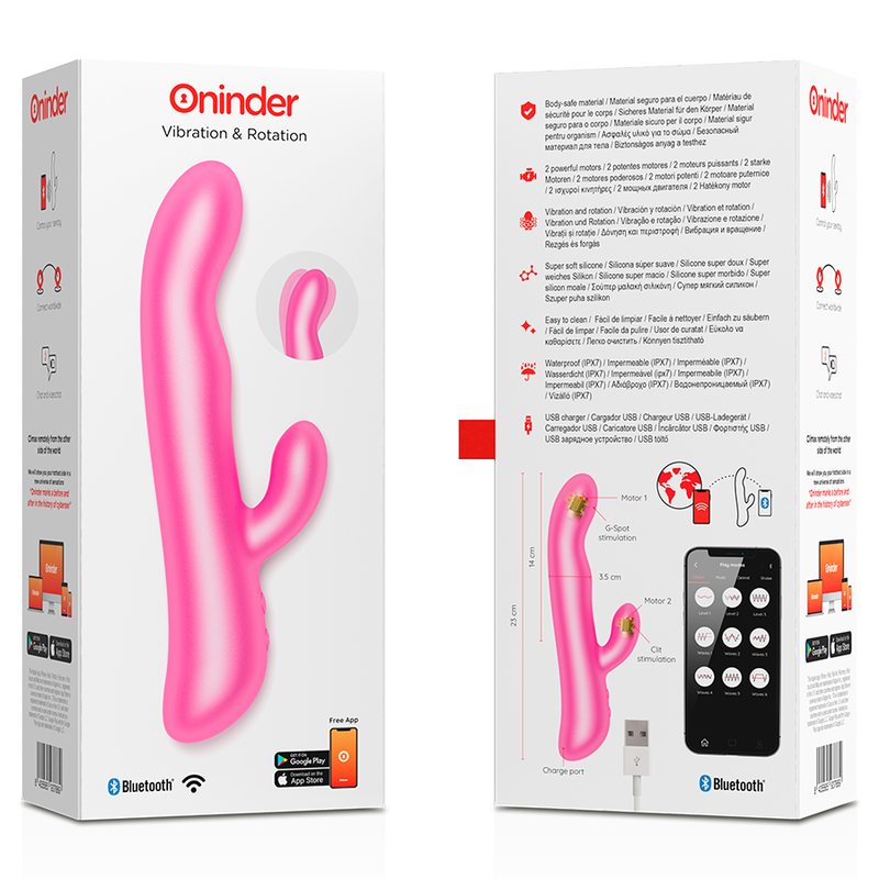 ONINDER - OSLO VIBRATION & ROTATION SCHWARZ - KOSTENLOSE APP