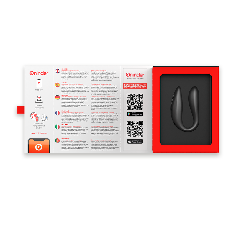 ONINDER - LISBOA G-SPOT- UND KLITORALSTIMULATOR ROSA - KOSTENLOSE APP