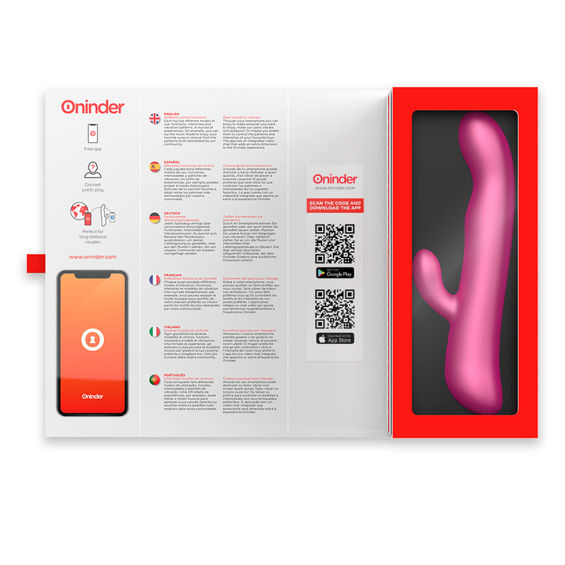 ONINDER - OSLO VIBRATION & ROTATION SCHWARZ - KOSTENLOSE APP