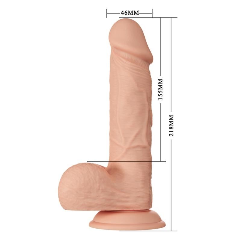 DANCE - SCHÖNE BEGEGNUNG BAHAMUT FLEXIBLER REALISTISCHER DILDO 21.8 CM NATÜRLICH