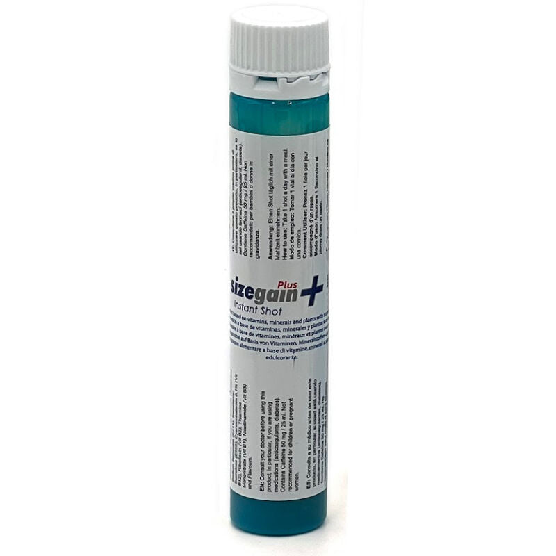 500 COSMETICS - SIZEGAIN PLUS INSTANT SHOT MALE ENERGIZER 5 UNITS (ABLAUFDATUM BALD)