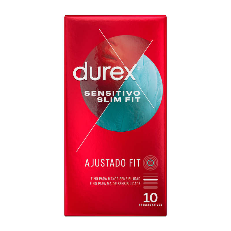 DUREX - SENSITIVE SLIM FIT 10 EINHEITEN