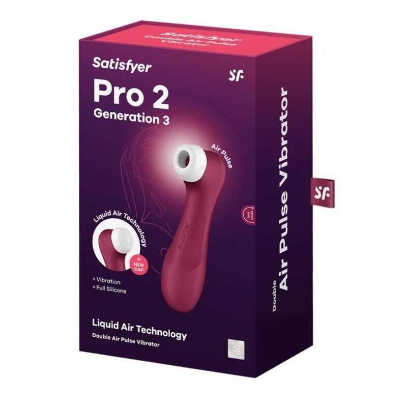 SATISFYER - PRO 2 GENERATION 3 LIQUID AIR TECHNOLOGY LILA