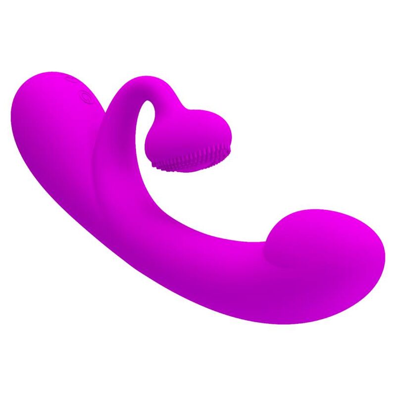 PRETTY LOVE - SINCERE VIBRATOR UND KLITORAS STIMULIERENDE WELLEN LILA SILIKON