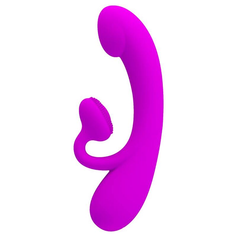 PRETTY LOVE - SINCERE VIBRATOR UND KLITORAS STIMULIERENDE WELLEN LILA SILIKON