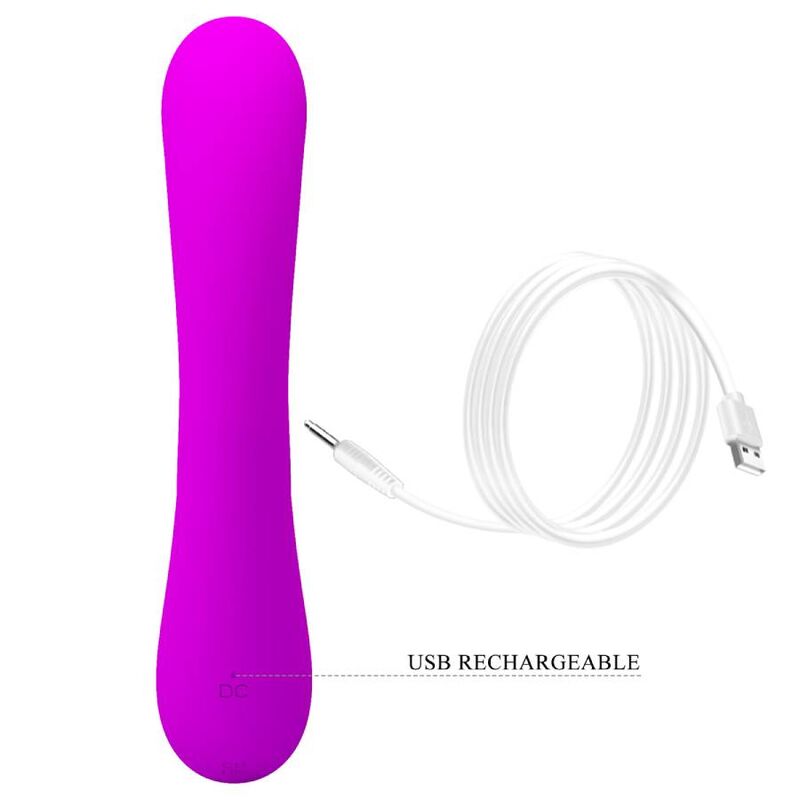 PRETTY LOVE - SINCERE VIBRATOR UND KLITORAS STIMULIERENDE WELLEN LILA SILIKON