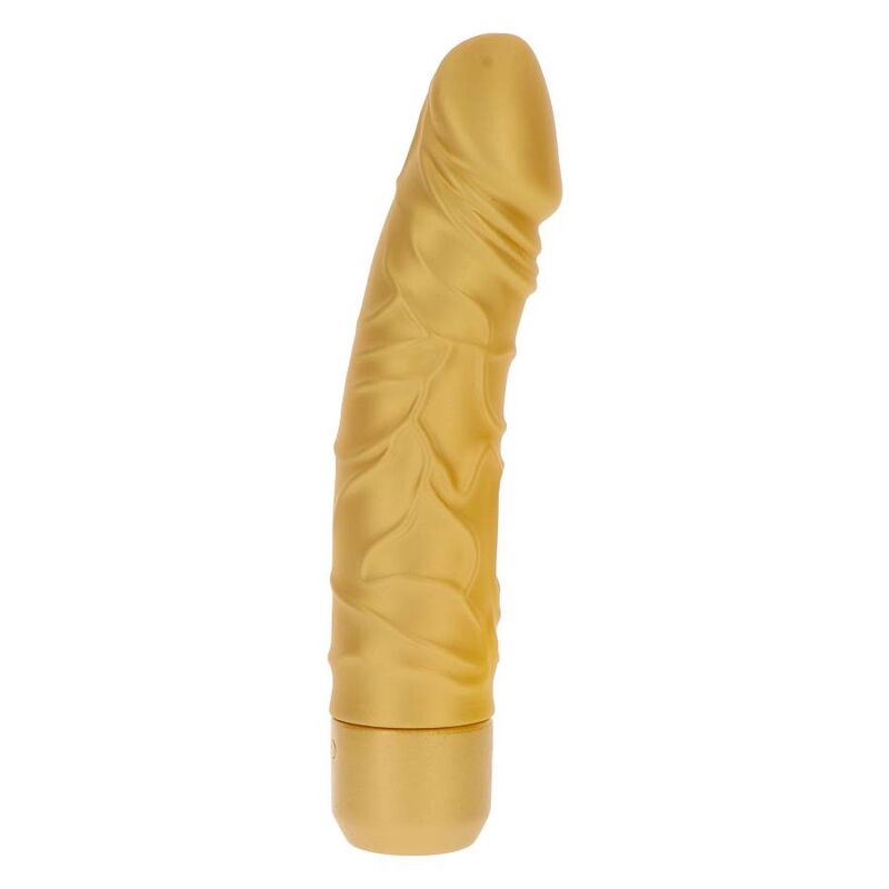 GET REAL - GOLD THICK ORIGINAL VIBRATOR GOLD