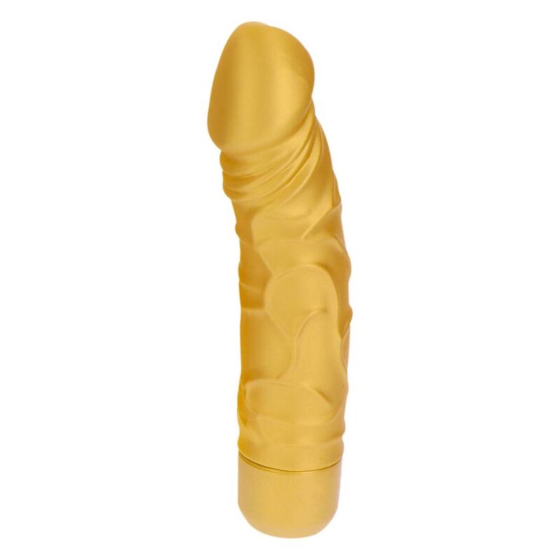 GET REAL - GOLD THICK ORIGINAL VIBRATOR GOLD