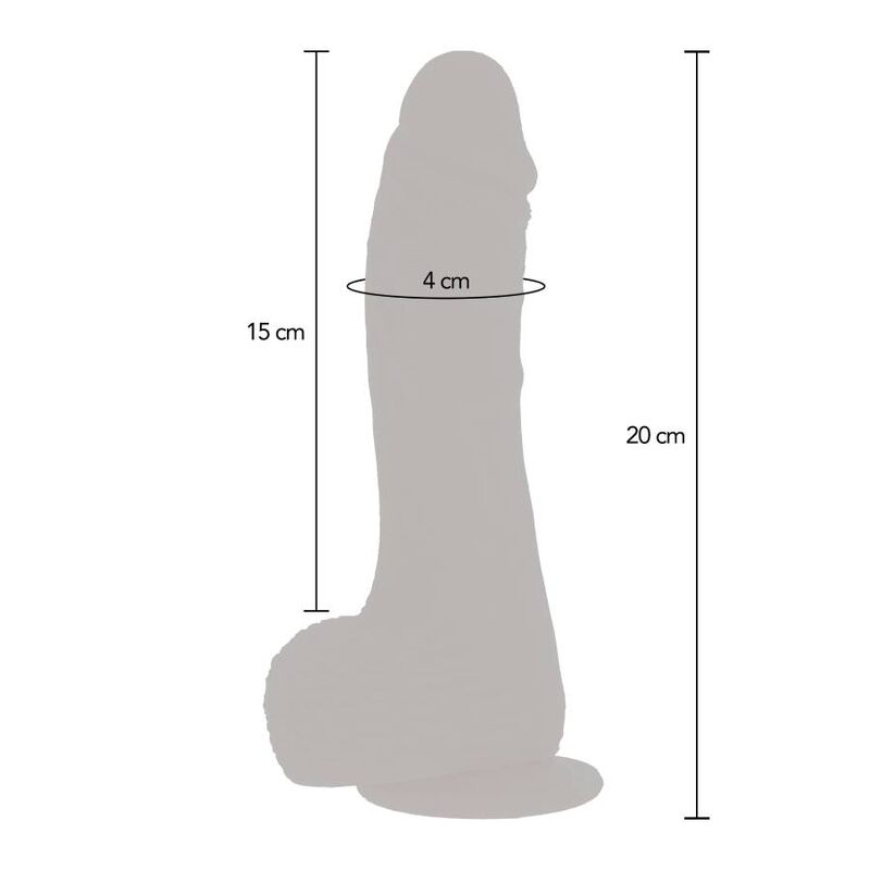GET REAL - UP&amp;DOWN ROTIERENDE VIBR-DILDO-HAUT