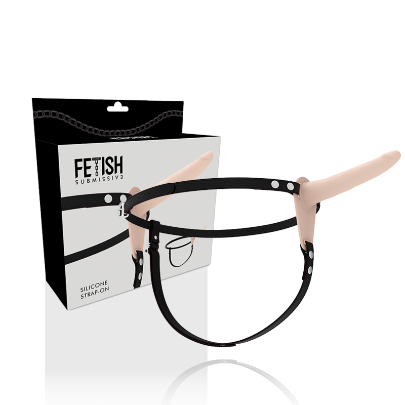 FETISH SUBMISSIVE HARNESS - SILICONE SKIN COLOR 15 CM