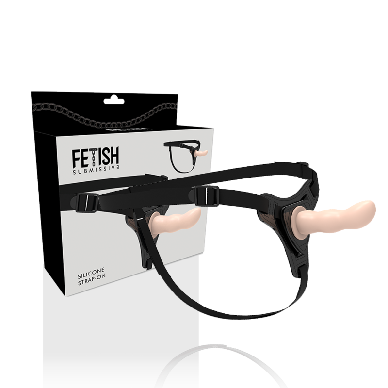FETISH SUBMISSIVE HARNESS - SILIKON-FLEISCH-G-SPOT 12.5 CM