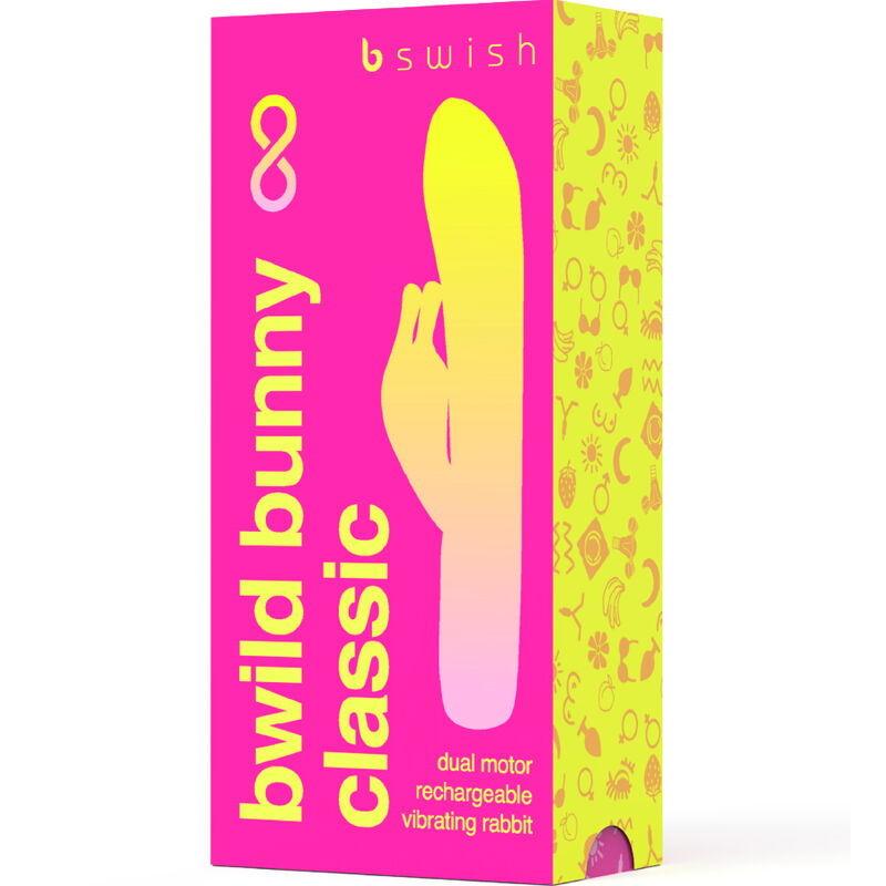 B SWISH - BWILD BUNNY INFINITE KLASSISCHER WIEDERAUFLADBARER VIBRATOR PINK SILIKON