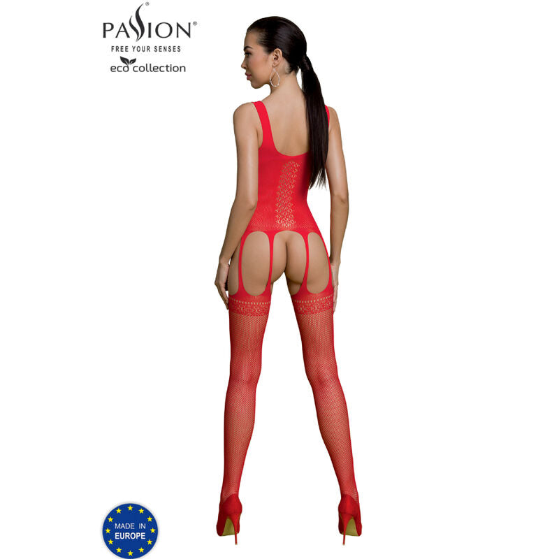 PASSION - ECO COLLECTION BODYSTOCKING ECO BS007 WEISS