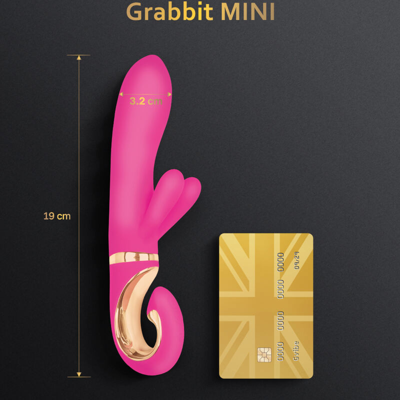 G-VIBE - GRABBIT MINI PINK SILIKONVIBRATOR