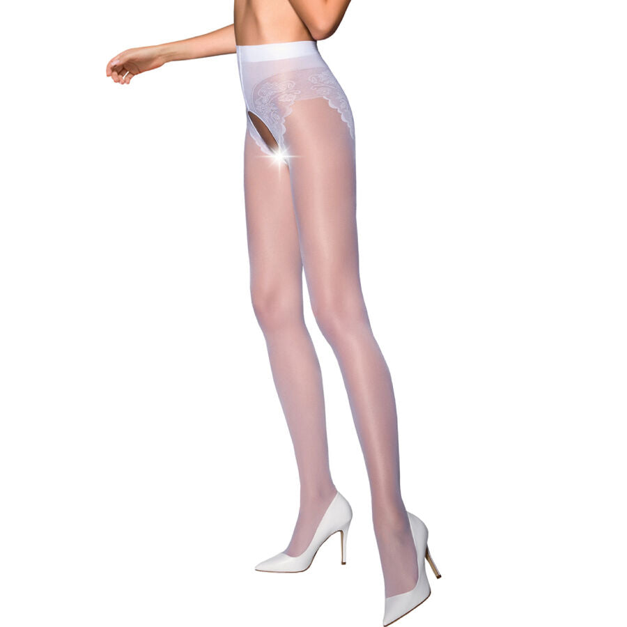 PASSION - TIOPEN 006 ROTE STRUMPFHOSE 3/4 30 DEN