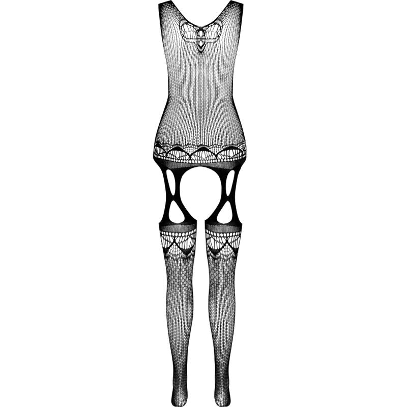 PASSION - BS099 WEISSER BODYSTOCKING, EINE GRÖSSE