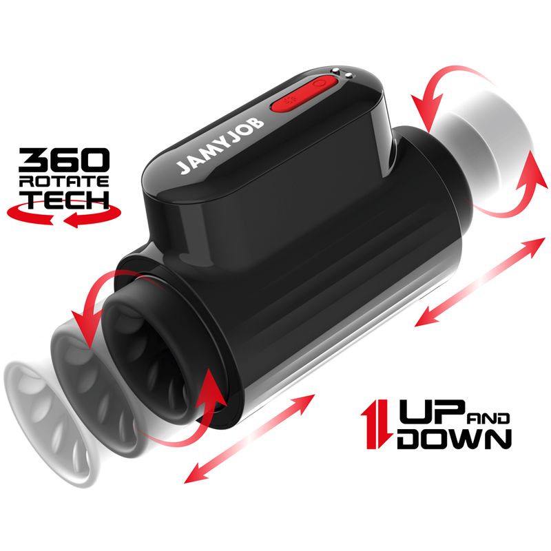 JAMYJOB - VORTEX THROATING AND 360-ROTATING TECH TURBO MODE MASTURBATOR