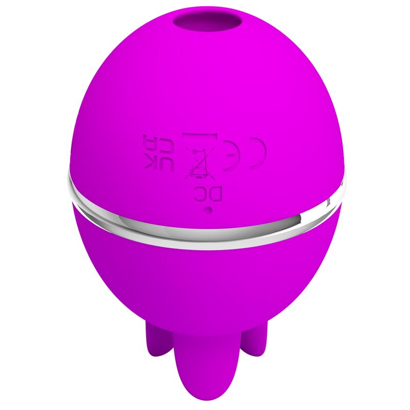 PRETTY LOVE - GEMINI BALL LILAC. RUNDER VIBRATOR AUS SILIKON