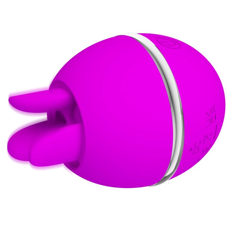 PRETTY LOVE - GEMINI BALL LILAC. RUNDER VIBRATOR AUS SILIKON