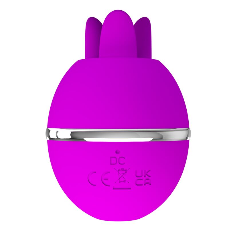 PRETTY LOVE - GEMINI BALL LILAC. RUNDER VIBRATOR AUS SILIKON