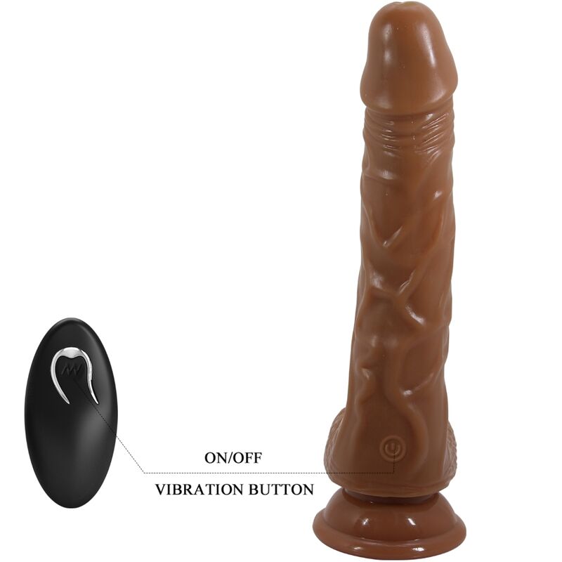 DANCE - BODACH REALISTISCHER VIBRATOR MIT FERNBEDIENUNGSSAUGNAPF