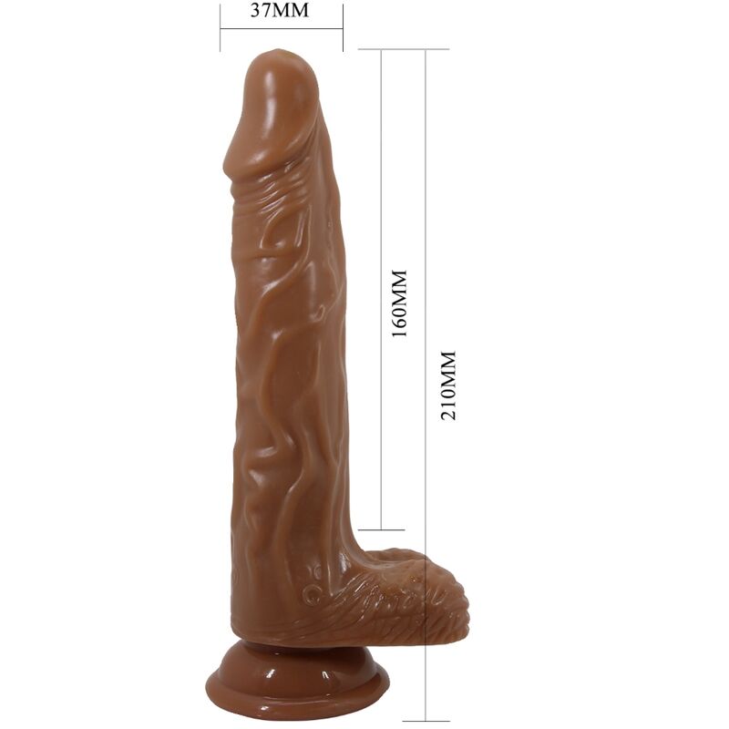 DANCE - BODACH REALISTISCHER VIBRATOR MIT FERNBEDIENUNGSSAUGNAPF