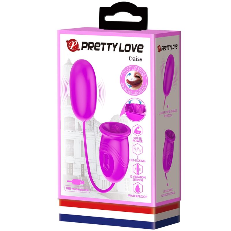 PRETTY LOVE - DAISY DUAL EGG WIEDERAUFLADBARER VIBRATOR LILAC
