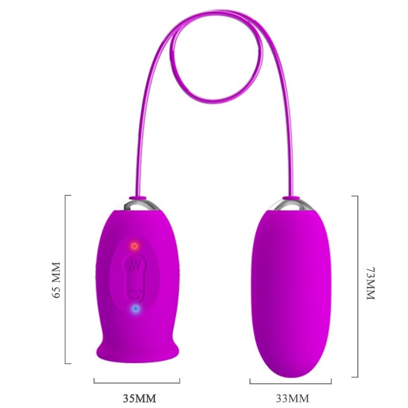 PRETTY LOVE - DAISY DUAL EGG WIEDERAUFLADBARER VIBRATOR LILAC