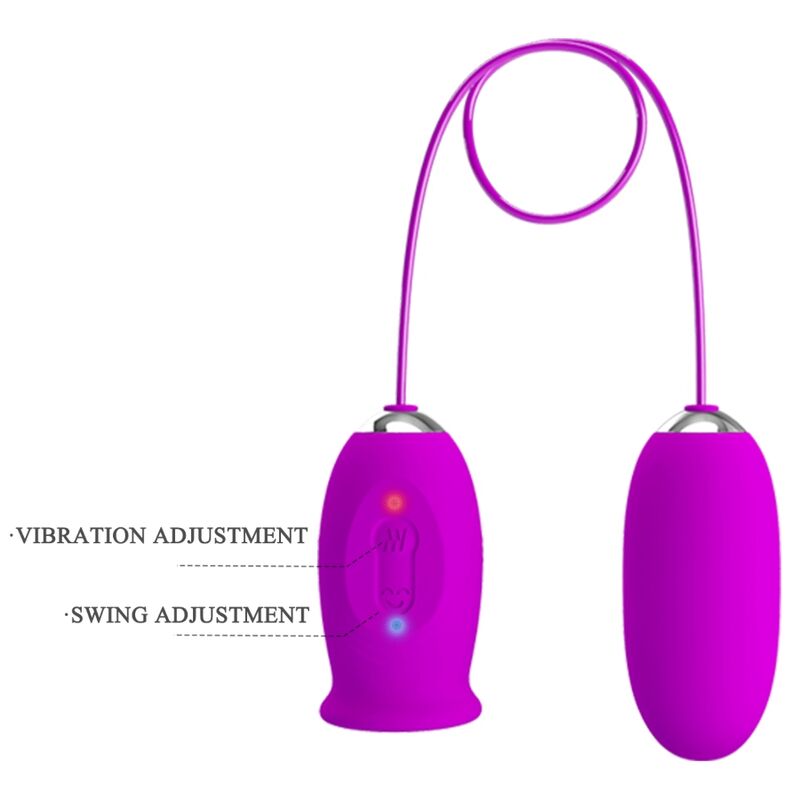PRETTY LOVE - DAISY DUAL EGG WIEDERAUFLADBARER VIBRATOR LILAC
