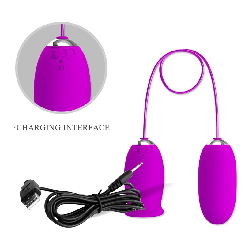PRETTY LOVE - DAISY DUAL EGG WIEDERAUFLADBARER VIBRATOR LILAC