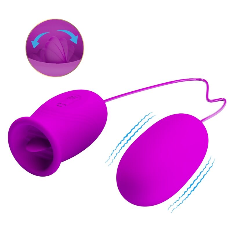 PRETTY LOVE - DAISY DUAL EGG WIEDERAUFLADBARER VIBRATOR LILAC