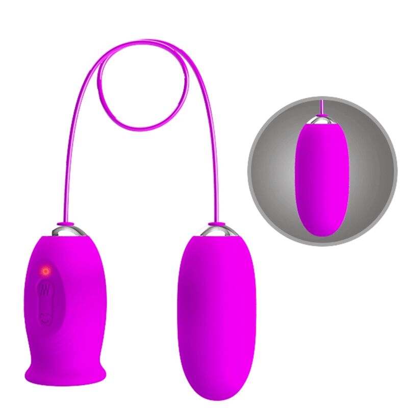 PRETTY LOVE - DAISY DUAL EGG WIEDERAUFLADBARER VIBRATOR LILAC