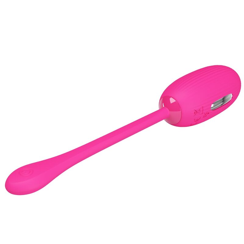 PRETTY LOVE - DOREEN RECHARGEABLE VIBRATING EGG MAGENTA WITH REMOTE CONTROL