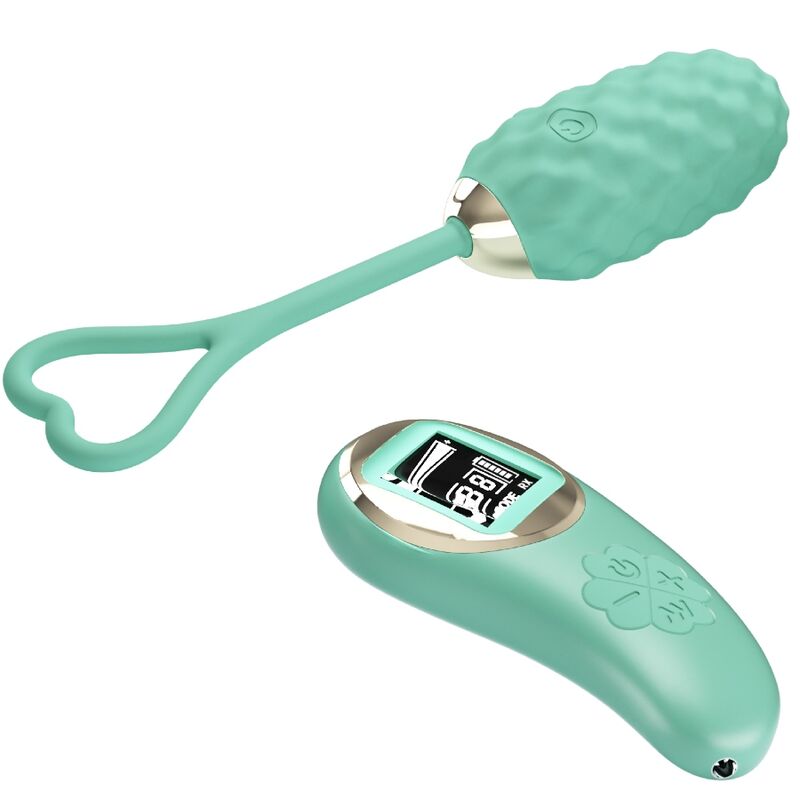 PRETTY LOVE - VIVIAN GREEN VIBRATING EGG WITH REMOTE CONTROL